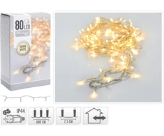 Mondex ŁANCUCH LED 80L ZEWNĘTRZNE 6M