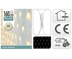 Mondex ŁAŃCUCH ŚWIETLNY SIATKA 160LED CIEPŁY Baltas