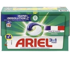Mondex ARIEL 3 viename skalbimo kapsulės, 19 vnt., spalvotiems skalbiniams, 374,3 g