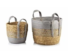 Mondex Affek Design BALI COMLETE 2 MAIŠELIS jūros žolė 33x33xH: 26 / 24x24xH: 21cm