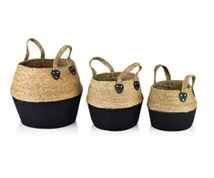 Mondex „Affek Design“ BALI KOMPLEKTAS 3 IŠLAIDOS I30x38x34cm, M28x32x28cm, S23x26x24cm