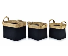 Mondex „Affek Design BALI COMLETE 3 COS“ I31x44x33cm, M40x29x30cm, S38x25x28cm