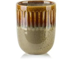 Kukartka Mondex BASIC NATURE Puodelis bez ucha 8x6x10 cm300ml