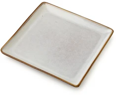 Mondex BASIC NATURE kvadratinė deserto lėkštė 18x18 cm