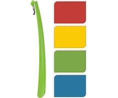 Neo Mondex BATŲ ŠAKŠTAS 57CM 4 SPALVŲ PLASTIKAS