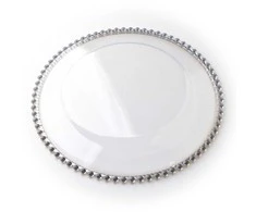 Lumarko Mondex BLANCHE CLEAR dekoratyvinė padėklas 33x33x1,5 cm