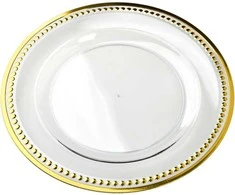 Mondex BLANCHE CLEAR dekoratyvinė padėklas 33x33x1,5 cm