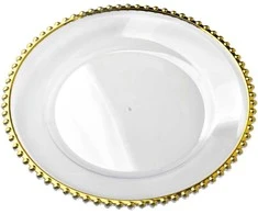 Mondex BLANCHE CLEAR dekoratyvinė padėklas 33x33x1,5 cm