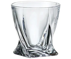 Mondex BOHEMIA PRESTIGE QUADRO Komplet 6 szklanek whisky 340ml