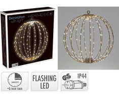 Mondex BOMBKA 30 CM 192 LED BLIKSINTI TAUPE