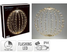 Mondex BOMBKA 50 CM 320 LED MIGAJĄCA TAUPE