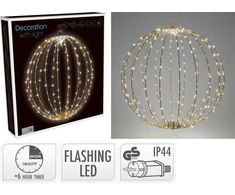 Mondex BOMBKA 50 CM 320 LED MIGAJĄCA TAUPE