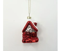 Mondex Bombka szklana 5,3x4,9x8,2cm