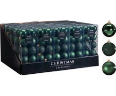 Mondex Kalėdinės eglutės dekoracijos 20 vnt. 4 cm žalios