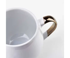 Affek Design CAL Baltas puodelis 390ml 12x8xh9cm