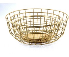 CEDRIC Gold dubuo 31,5xh13cm Mondex dekoratyvinis krepšelis