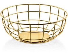 CEDRIC Gold dubuo 25xh10cm Mondex dekoratyvinis krepšelis