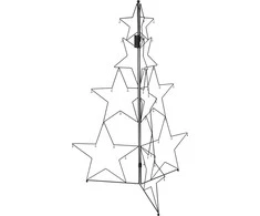 Mondex Kalėdinė dekoracija „Home Styling Collection“ metalinė eglutės puošmena, 110 cm