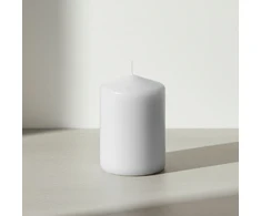 Mondex CLASSIC CANDLES vidutinio dydžio cilindro formos žvakė 7x7x14cm pilka