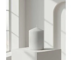 Mondex CLASSIC CANDLES Žvakė Mažas Cilindro formos 7x7x10cm Pilka