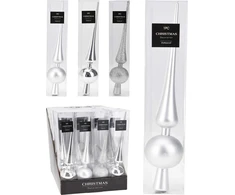 Mondex CZUBEK DO CHOINKI 27,5cm 3 rodzaje Sidabrinis