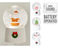 None Decoration Snow globe with LED. ABL100010. 14.7 cm. 10 cm
