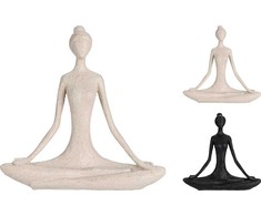 Mondex FIGURKA JOGA SIEDZĄCA 19X5X18,5C