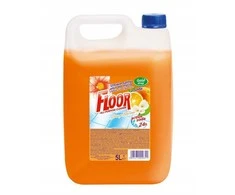 Mondex Floor Active Soda - Universalus paviršių valymo skystis su riebalų šalinimo priemone, 5 l - Oranžinis Blossom