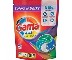 Vizir Gama Colors &amp; Darks - Skalbimo kapsulės spalvotiems drabužiams - 60 vnt.