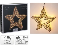Mondex GWIAZDA LED 38 CM Juoda