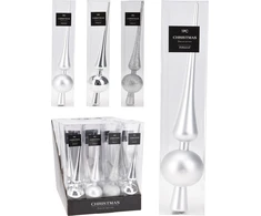 Mondex CZUBEK DO CHOINKI 27,5cm 3 rodzaje Sidabrinis