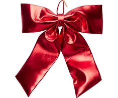 Christmas Decoration Dekoratyvinė Lankas XXL Raudona 68x80 cm