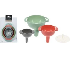 Mondex Keuken Trechter ir Sijojimo Rinkinys 10/8/6 cm