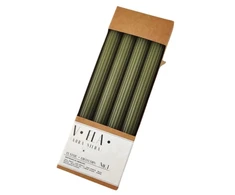 Mondex Komplet 4vnt. świec VELA OŁÓWEK2,2x23cm khaki
