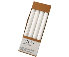 Mondex Komplet 4vnt. świec VELA OŁÓWEK2,2x23cm balta