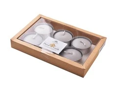 Aroma Di Rogito Mondex KOMPLET ŚWIEC TEALIGHT MAX 6 SZT PILKA