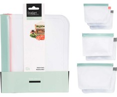 Mentor Maisto saugojimo maišeliai 7 vnt - BPA nemokami, uždaromi