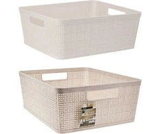Storage Solutions Plastikinis laikymo krepšelis, 35 x 29 x 13 cm