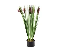 Mondex Dirbtinė žolės gėlė vazone 12,5x64 cm violetinė gėlės