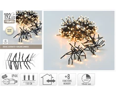 Mondex LAMPKI CLUSTER 192 LED CIEPŁA BALTA