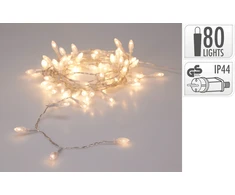 Mondex LAMPKI LED 80 LED CIEPŁA BALTA