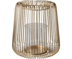 Mondex LATARNIA 27X28CM ZŁOTA