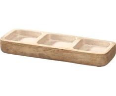 Mondex Mango medienos serviravimo padėklas 29,5x10,5x3,5 cm