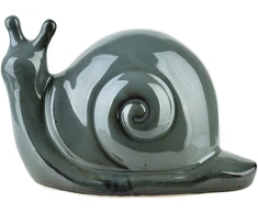 Mondex Keraminė sraigės figūrėlė 19x11x11cm