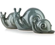 Mondex Keraminė sraigės figūrėlė 25x14.5x15cm
