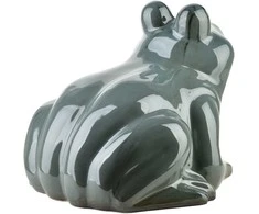 Mondex MAVE Mėlynas Figura żaba keramikinė 27x26x20,5 cm