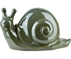 Mondex Keraminė sraigės figūrėlė 34,5x18x19,5cm