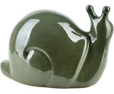 Mondex Keraminė sraigės figūrėlė 19x11x11cm
