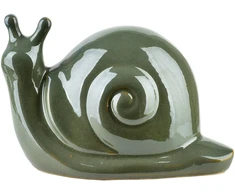 Mondex Keraminė sraigės figūrėlė 19x11x11cm