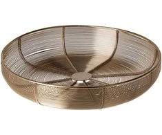 Lumarko Metalinis dekoratyvinis krepšelis WIRE, auksinės sp., 31 x 6 cm